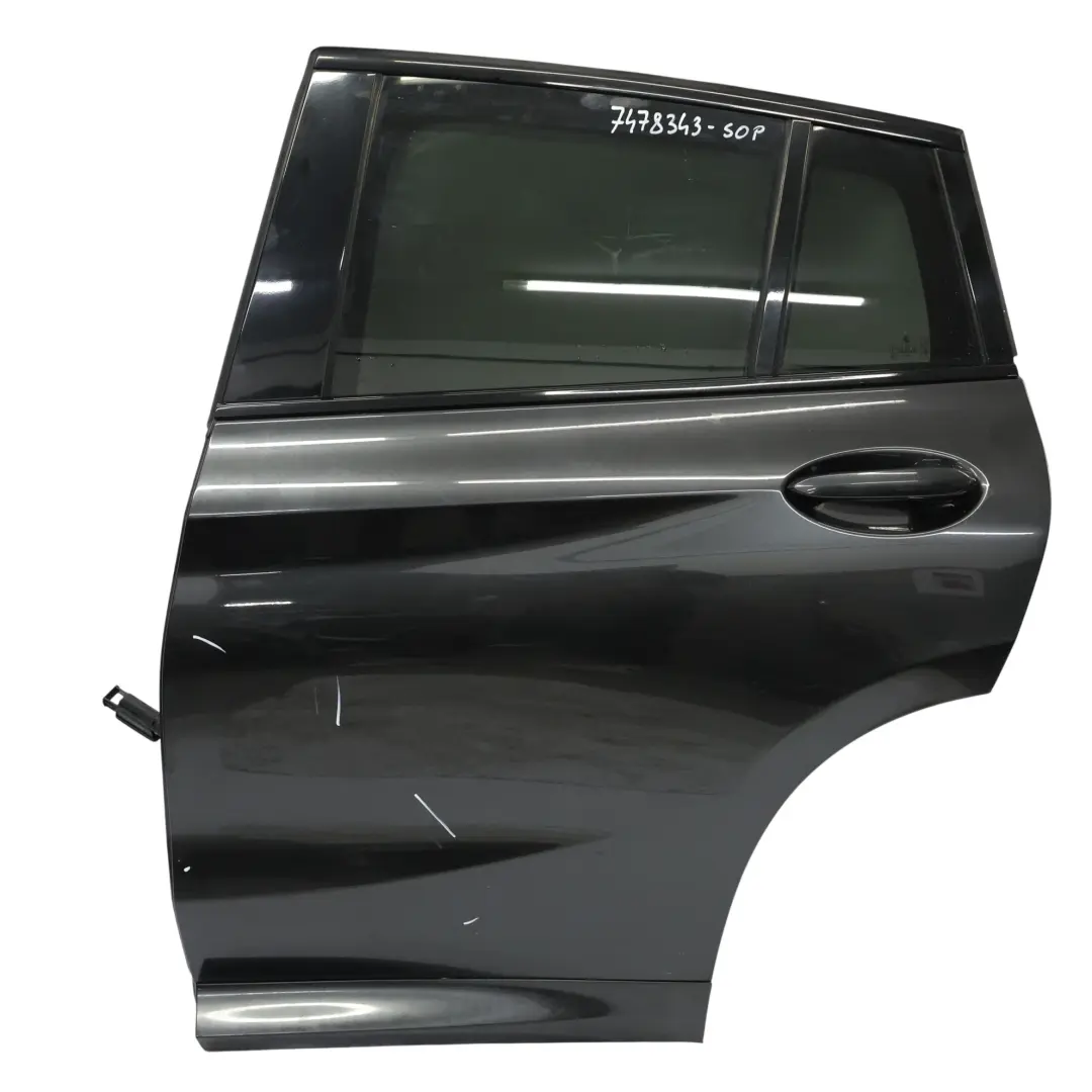 Left Door N/S Sophistograu Grey Metallic - A90 to BMW X4 G02 F98 Rear with Part number 7478343 BMW X4 G02 F98 Rear Left Door N/S Sophistograu Grey Metallic - A90 - SKU 7478343-SOP - Part number 7478343