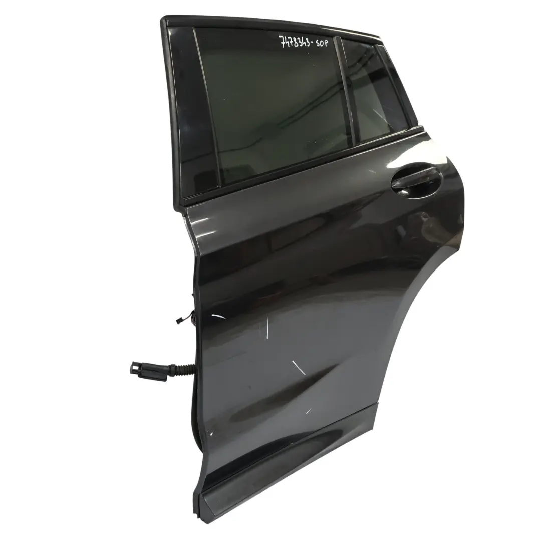 BMW X4 G02 F98 Rear Left Door N/S Sophistograu Grey Metallic - A90 - SKU 7478343-SOP - Part number 7478343