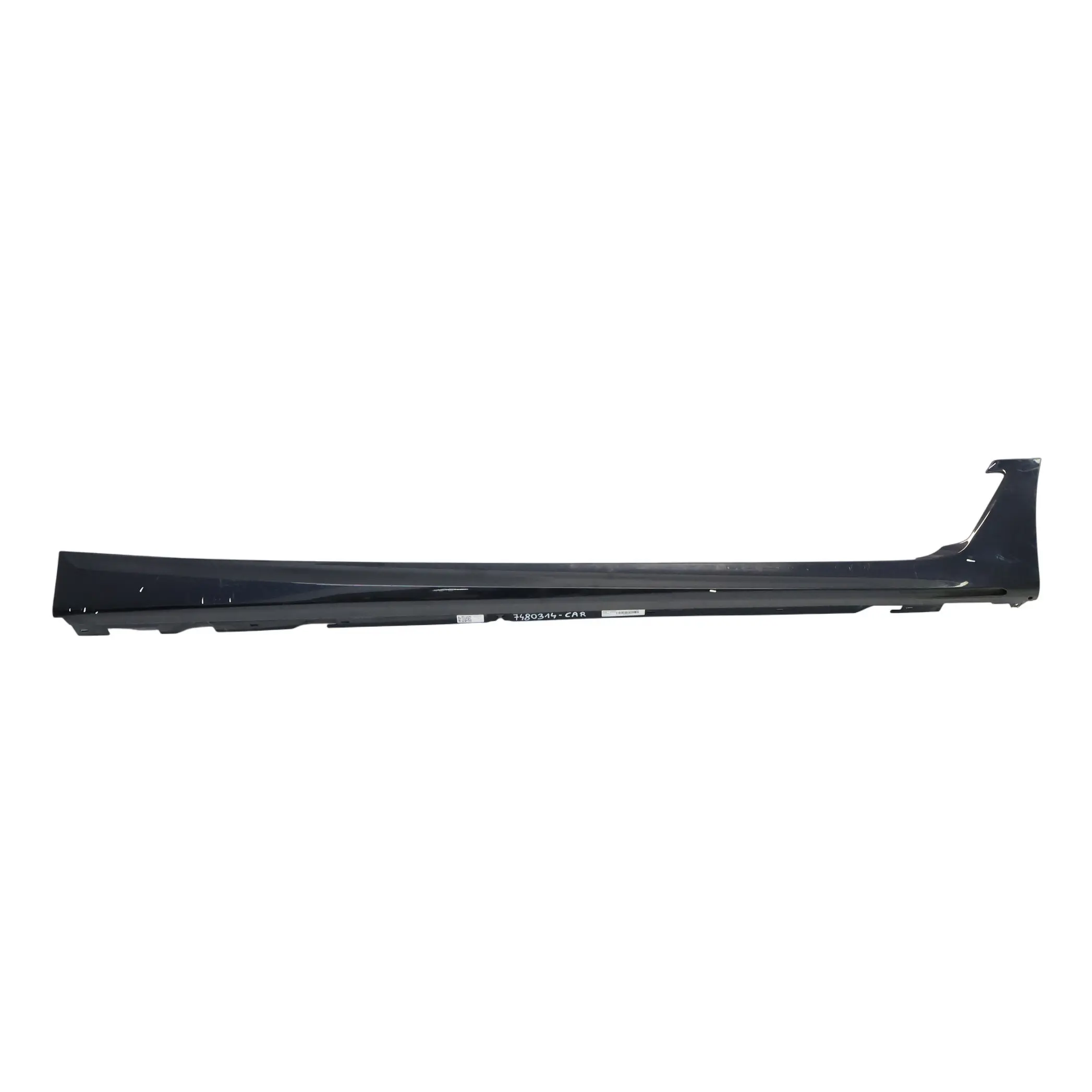 BMW G32 GT Sill Strip M Sport Side Skirt Right O/S Carbonschwarz Black - 416