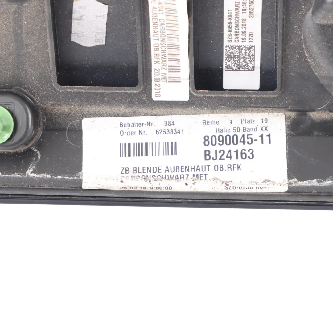 Boot Trunk Lid Tailgate Finisher Trim Panel Cover Carbon Black - 416 to BMW G32 with Part number 7483595 BMW G32 Boot Trunk Lid Tailgate Finisher Trim Panel Cover Carbon Black - 416 - SKU 7483595-CAR - Part number 7483595