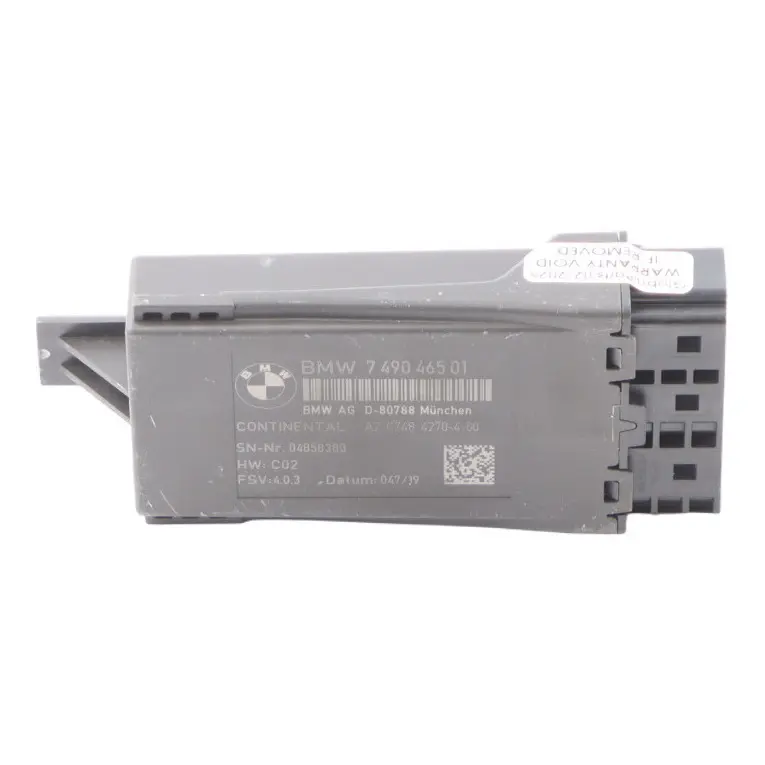 Seat Heating Module BMW F10 F20 F30 F31 Mini F55 F56 Control Unit ECU - SKU 7490465 - Part number 7490465