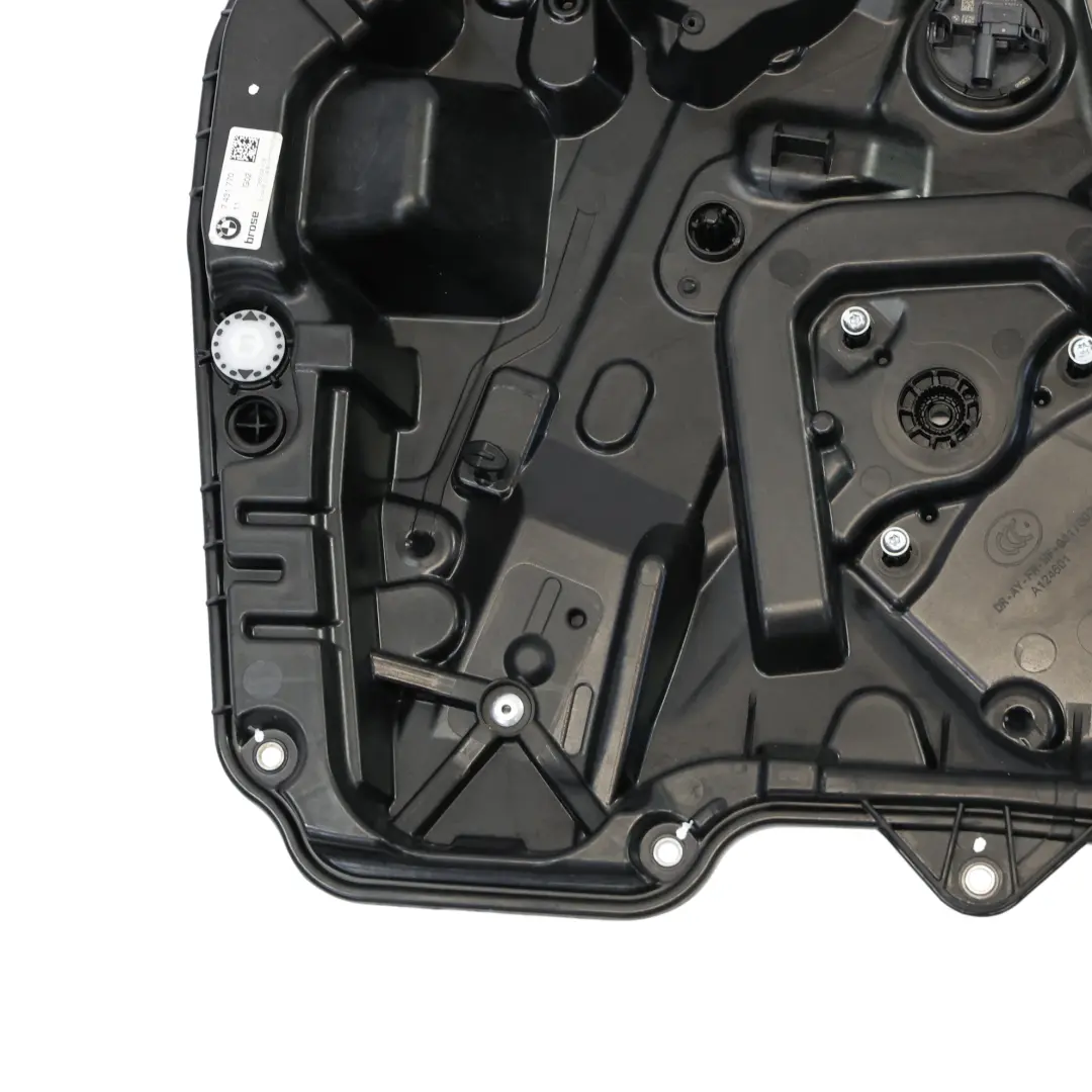 BMW F98 Front Door Carrier Window Regulator Mechanism Panel Right O/S - SKU 7498152 - Part number 7498152