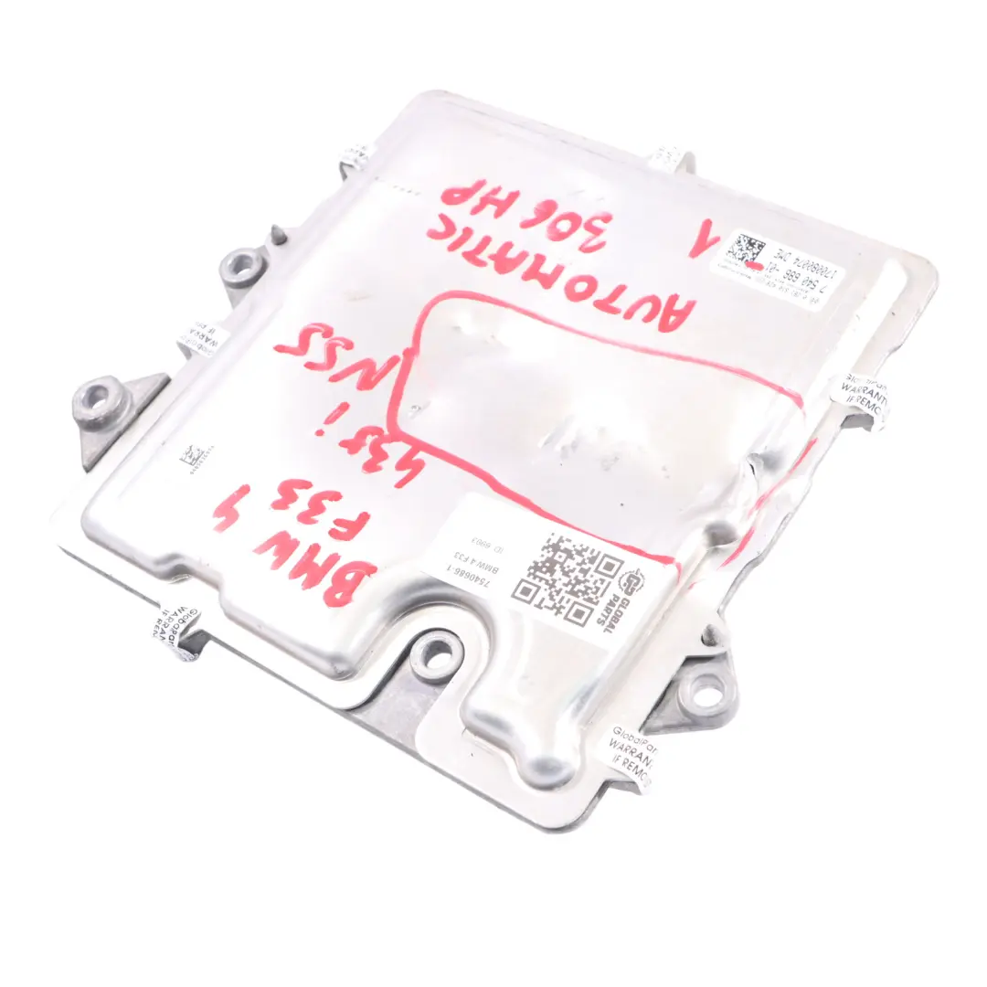 N55 306HP Engine Control Unit ECU DME Automatic to BMW F32 F33 F36 435i with Part number 7540686 BMW F32 F33 F36 435i N55 306HP Engine Control Unit ECU DME Automatic - SKU 7540686-1 - Part number 7540686