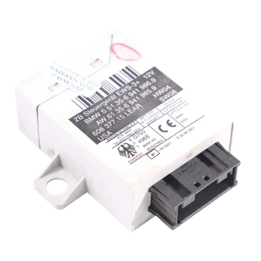 BMW Z4 E85 2.2I M54 170PS Motorsteuerung ECU Kit DME EWS3 + Schlüssel - SKU 7541335-5 - Teilenummer 7541335