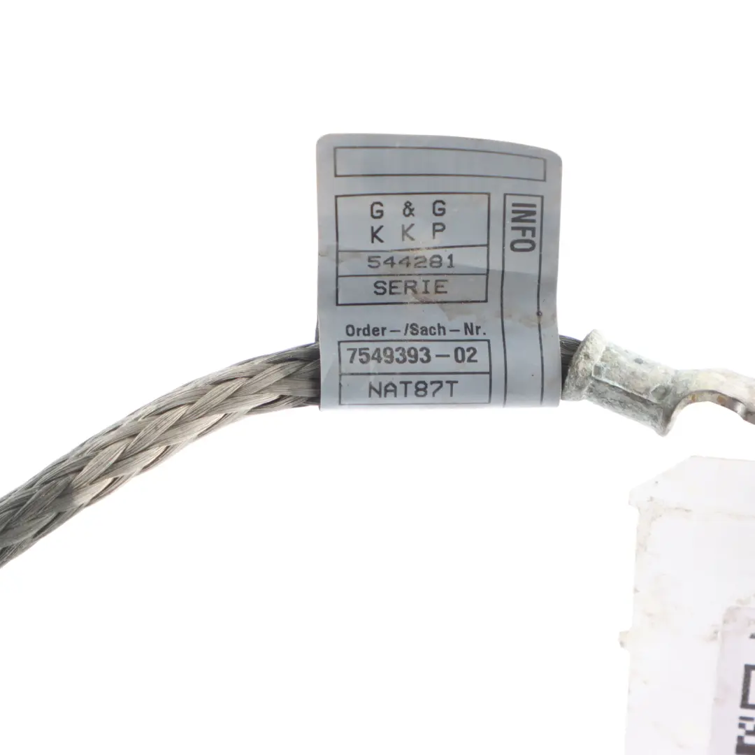 Minus Kabel BMW E81 X1 E84 E87 E90 E91 E92 E93 Masse Batterie für mit Teilenummer 7549393 Minus Kabel BMW E81 X1 E84 E87 E90 E91 E92 E93 Masse Batterie - SKU 7549393 - Teilenummer 7549393