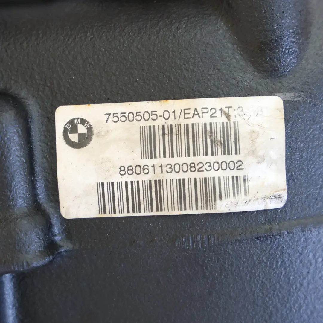 N46 Rear Differential Diff 3,38 Ratio WARRANTY to BMW Z4 Series E85 2.0i with Part number 7550505 BMW Z4 Series E85 2.0i N46 Rear Differential Diff 3,38 Ratio WARRANTY - SKU 7550506 - Part number 7550505