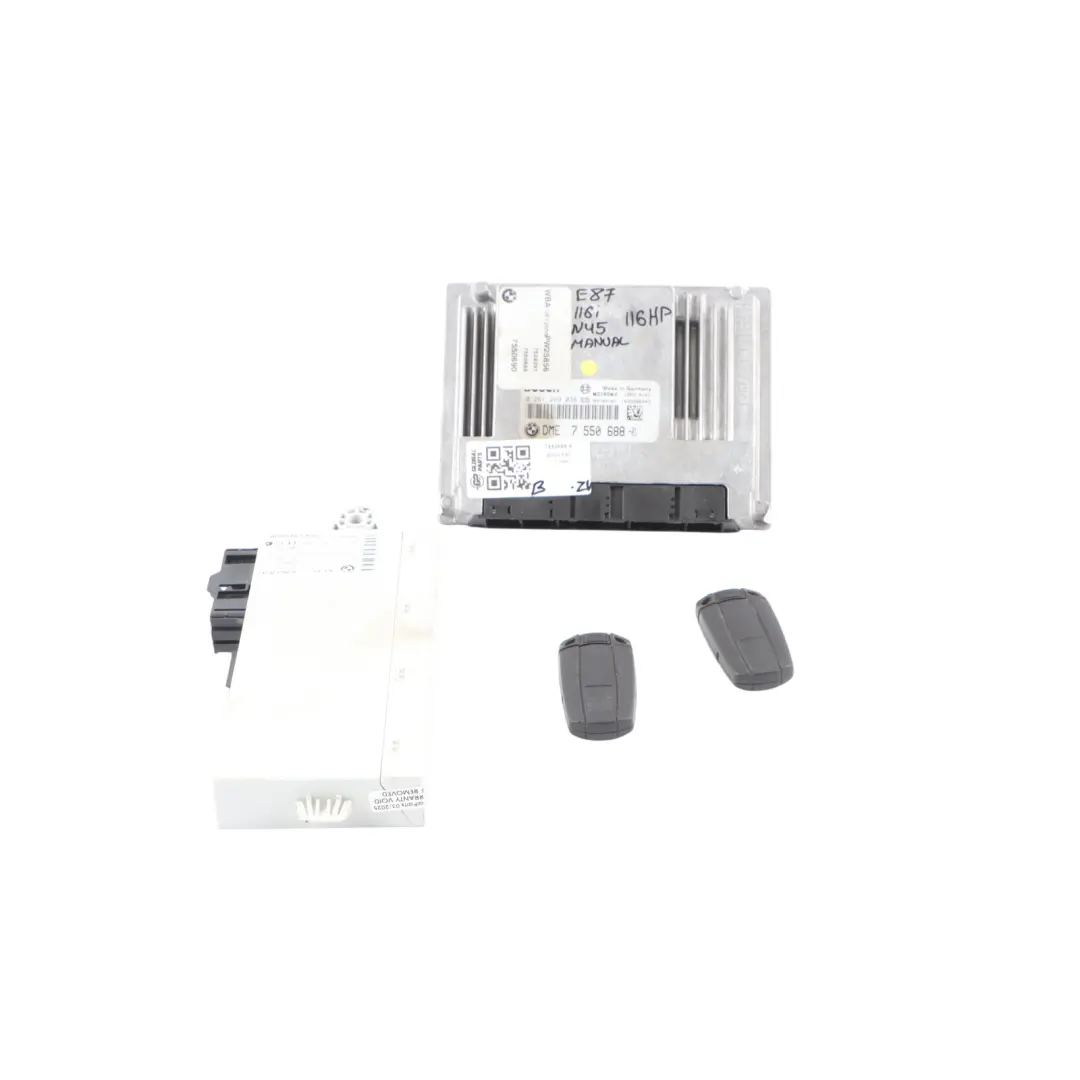 BMW 1 3 er E87 E90 N45 116i 316i Benzin Steuergerät DME CAS2 Schlüsse - SKU 7550688-4 - Teilenummer 7550688