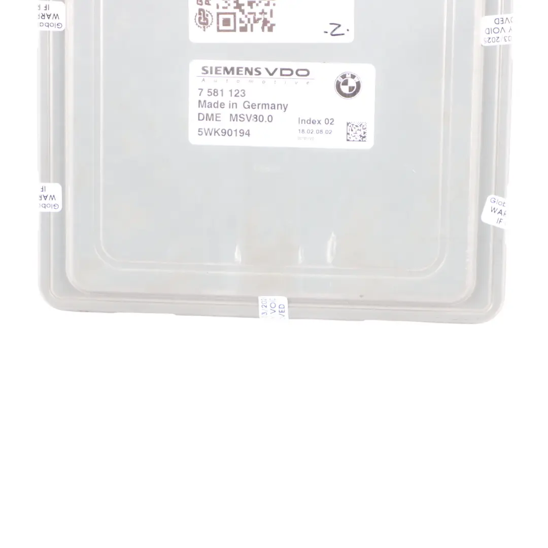 N52N 258HP Engine Control Unit ECU DME Automatic to BMW E81 E87 LCI 130i with Part number 7581123 BMW E81 E87 LCI 130i N52N 258HP Engine Control Unit ECU DME Automatic - SKU 7581123-2 - Part number 7581123