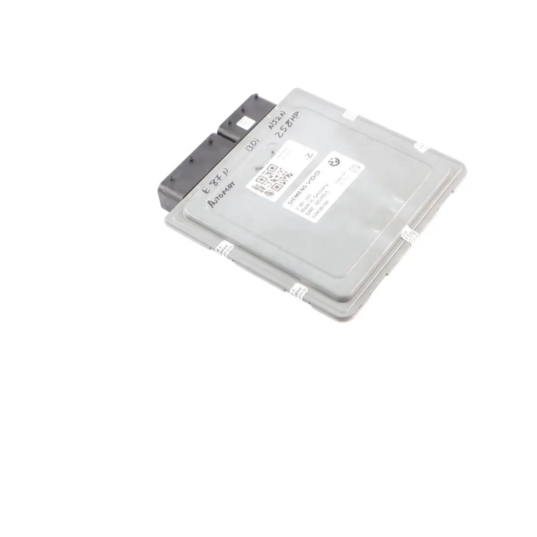 BMW E81 E87 LCI 130i N52N 258HP Engine Control Unit ECU DME Automatic - SKU 7581123-2 - Part number 7581123