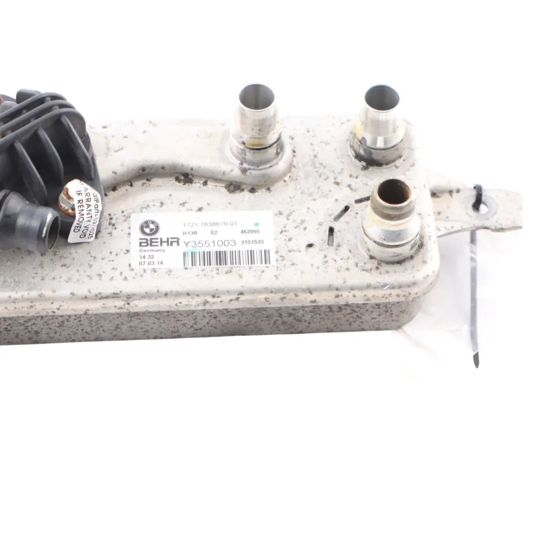 Gearbox Cooler Oil Transmission Cooling Radiator to BMW F06 F12 F13 with Part number 7638679 BMW F06 F12 F13 Gearbox Cooler Oil Transmission Cooling Radiator - SKU 7638679 - Part number 7638679
