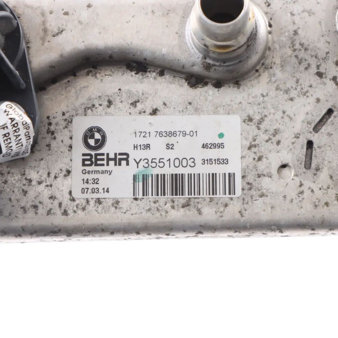 Gearbox Cooler Oil Transmission Cooling Radiator to BMW F06 F12 F13 with Part number 7638679 BMW F06 F12 F13 Gearbox Cooler Oil Transmission Cooling Radiator - SKU 7638679 - Part number 7638679