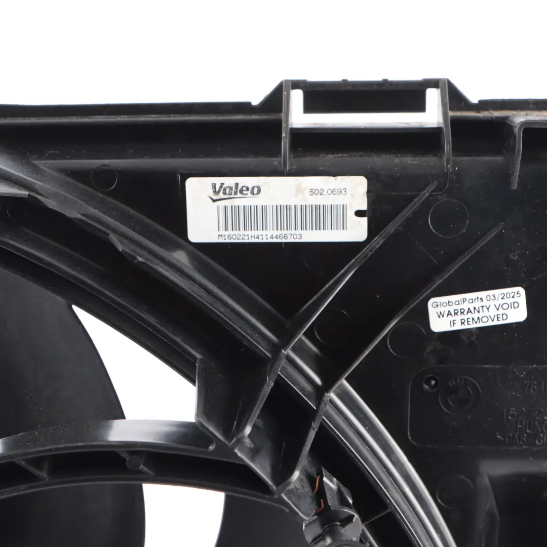 BMW F20 F21 LCI F30 F31 F32 F36 Engine Cooling Fan Housing Motor 850W 7608409 - SKU 7640513-1 - Part number 7640513