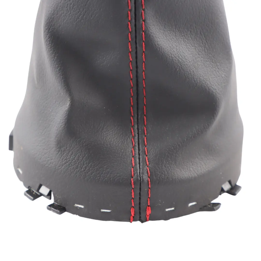 Shift Gear Knob Lever Cover Black Leather 6-speed to Mini F56 with Part number 7642001 Mini F56 Shift Gear Knob Lever Cover Black Leather 6-speed - SKU 7642001 - Part number 7642001