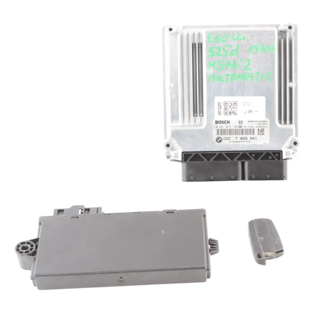M57N2 325d 525d 197HP ECU Kit DME CAS3 Key Automatic BMW E60 LCI E90 - SKU 7809941-2 - Part number 7809941