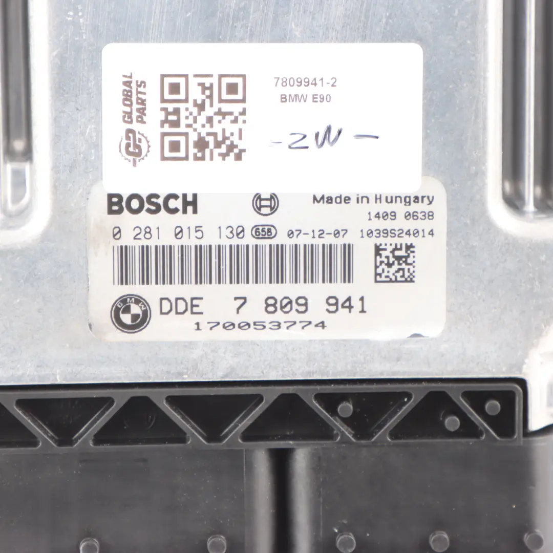 M57N2 325d 525d 197HP ECU Kit DME CAS3 Key Automatic BMW E60 LCI E90 - SKU 7809941-2 - Part number 7809941