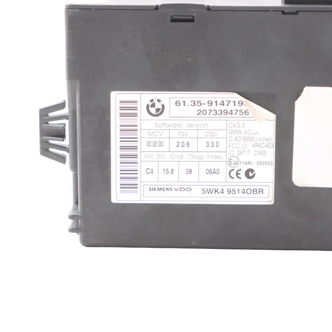 BMW E60 E90 X5 E70 3.0sd 335d 535d M57N2 Engine ECU KIT DDE 7810980 CAS3 + Key - SKU 7809955-4 - Part number 7809955
