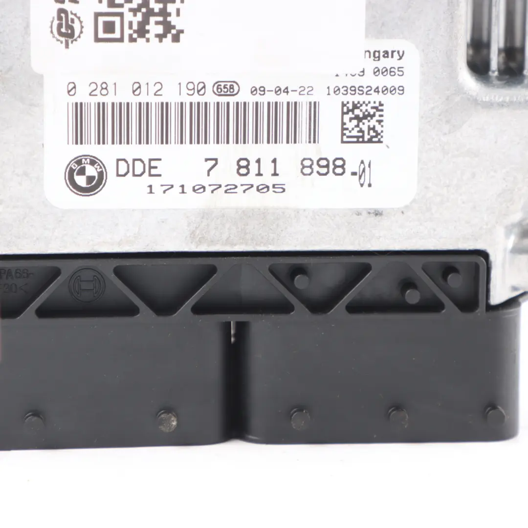 BMW E60 E61 530d M57N 218HP Engine Control Unit Module ECU DDE Automatic - SKU 7811898 - Part number 7811898