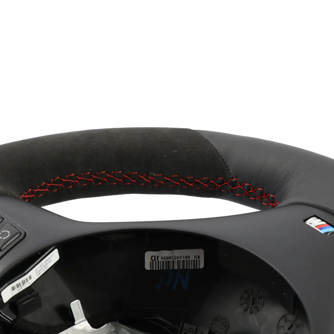 BMW E81 E87 E90 E91 E92 NEW Black Leather Alcantara M Sport Thick Steering Wheel - SKU 7839114-11 - Part number 7839114
