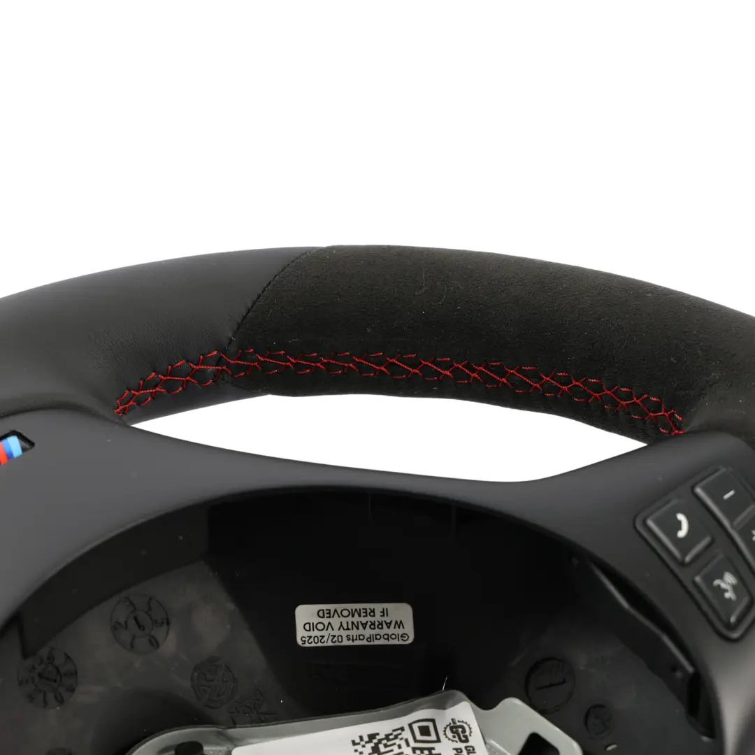 BMW E81 E87 E90 E91 E92 NEW Black Leather Alcantara M Sport Thick Steering Wheel - SKU 7839114-11 - Part number 7839114