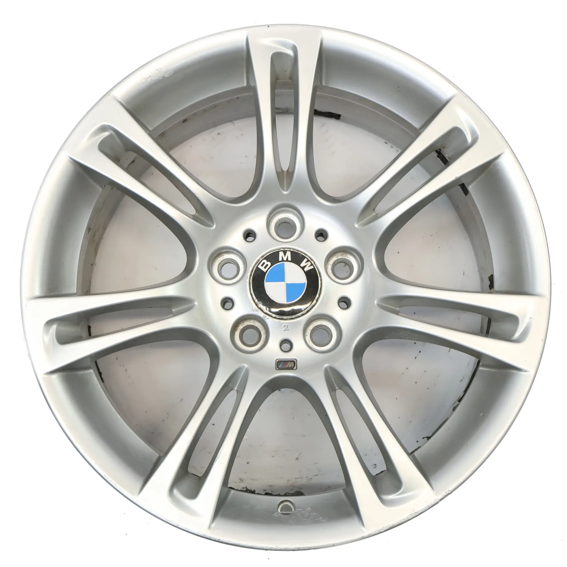 BMW 6 F10 F11 F12 Argento Cerchione IN Lega Ruota M Doppio Raggio 350 8J 18 "