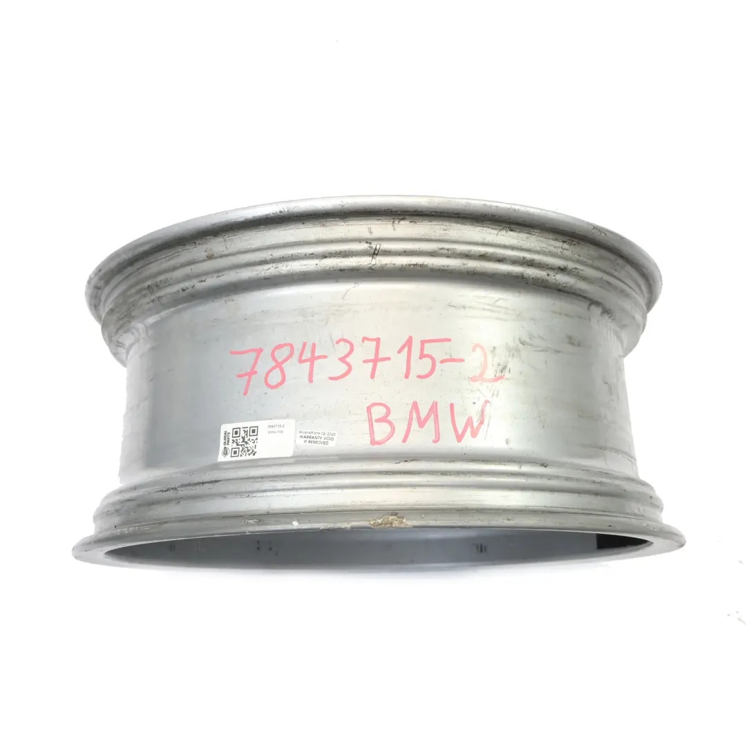 Front Wheel Alloy Rim 20" ET:33 8.5J M Double Spoke 373 to BMW F06 Silver with Part number 7843715 BMW F06 Silver Front Wheel Alloy Rim 20" ET:33 8.5J M Double Spoke 373 - SKU 7843715-2 - Part number 7843715