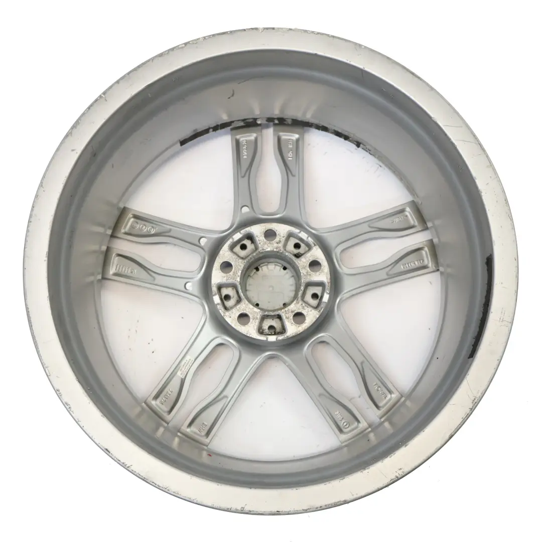 Front Wheel Alloy Rim 20" ET:33 8.5J M Double Spoke 373 to BMW F06 Silver with Part number 7843715 BMW F06 Silver Front Wheel Alloy Rim 20" ET:33 8.5J M Double Spoke 373 - SKU 7843715-2 - Part number 7843715