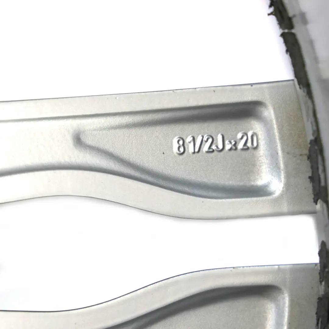 Front Wheel Alloy Rim 20" ET:33 8.5J M Double Spoke 373 to BMW F06 Silver with Part number 7843715 BMW F06 Silver Front Wheel Alloy Rim 20" ET:33 8.5J M Double Spoke 373 - SKU 7843715-2 - Part number 7843715