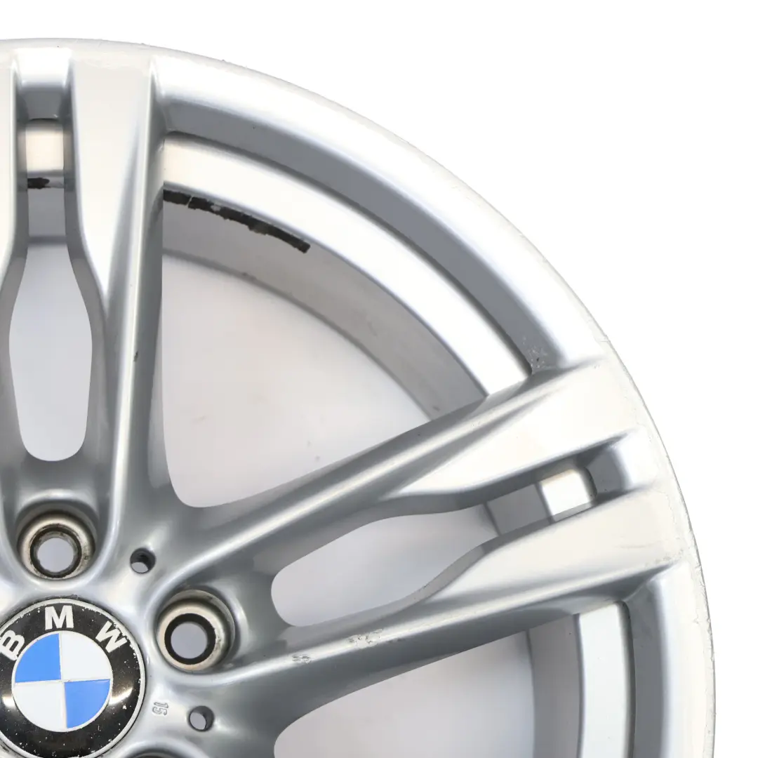 Silber Vorderrad Felge 20" ET:33 8.5J M Doppelspeiche 373 für BMW F06 mit Teilenummer 7843715 BMW F06 Silber Vorderrad Felge 20" ET:33 8.5J M Doppelspeiche 373 - SKU 7843715-2 - Teilenummer 7843715
