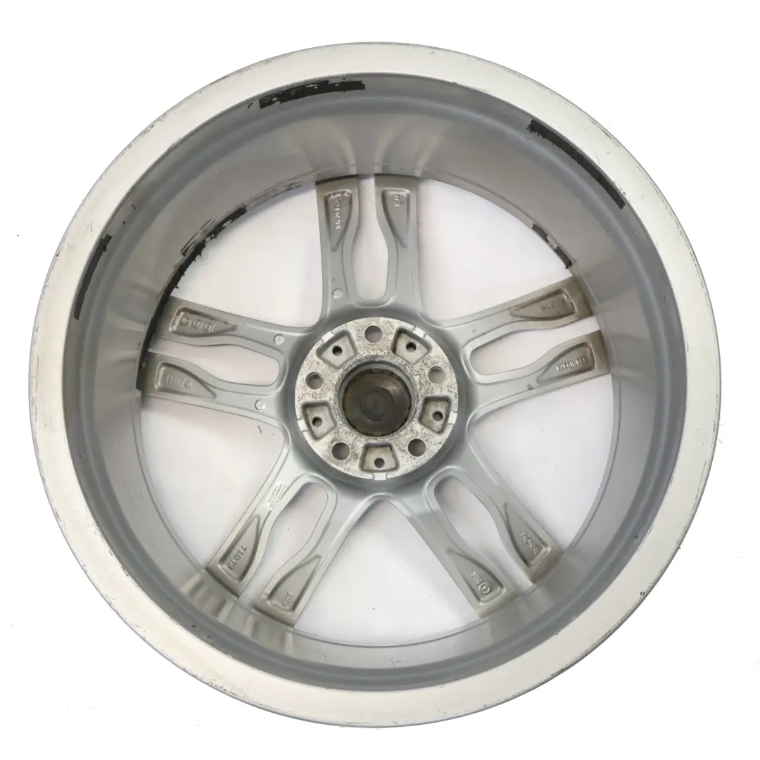 Argento Cerchio posteriore lega 20" ET:44 9J M Doppie razze 373 per BMW F06 con numero di parte 7843716 BMW F06 Argento Cerchio posteriore lega 20" ET:44 9J M Doppie razze 373 - SKU 7843716-3 - Numero di parte 7843716