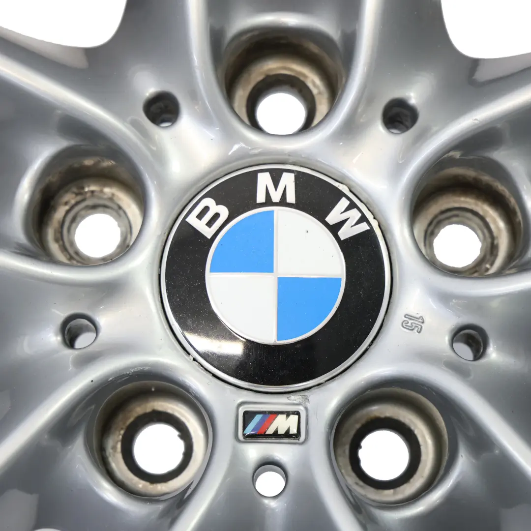 BMW F06 F12 Silber Hinter rad Felge 20" ET:44 9J M Doppel speiche 373 - SKU 7843716-3 - Teilenummer 7843716