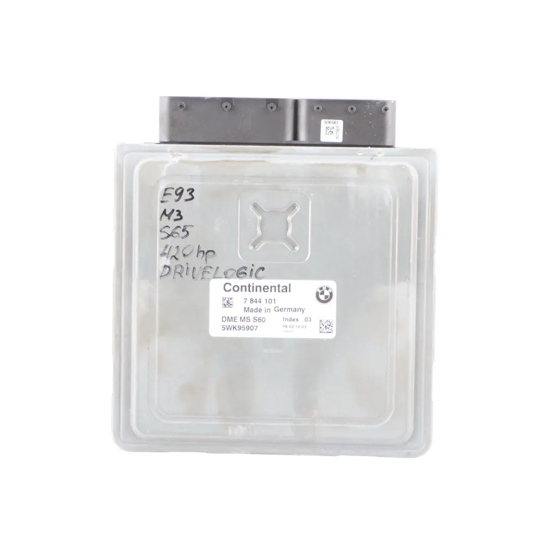 BMW E90 E92 E93 M3 Engine S65 420HP ECU Kit DME CAS3 + Key Drivelogic - SKU 7844101-1 - Part number 7844101