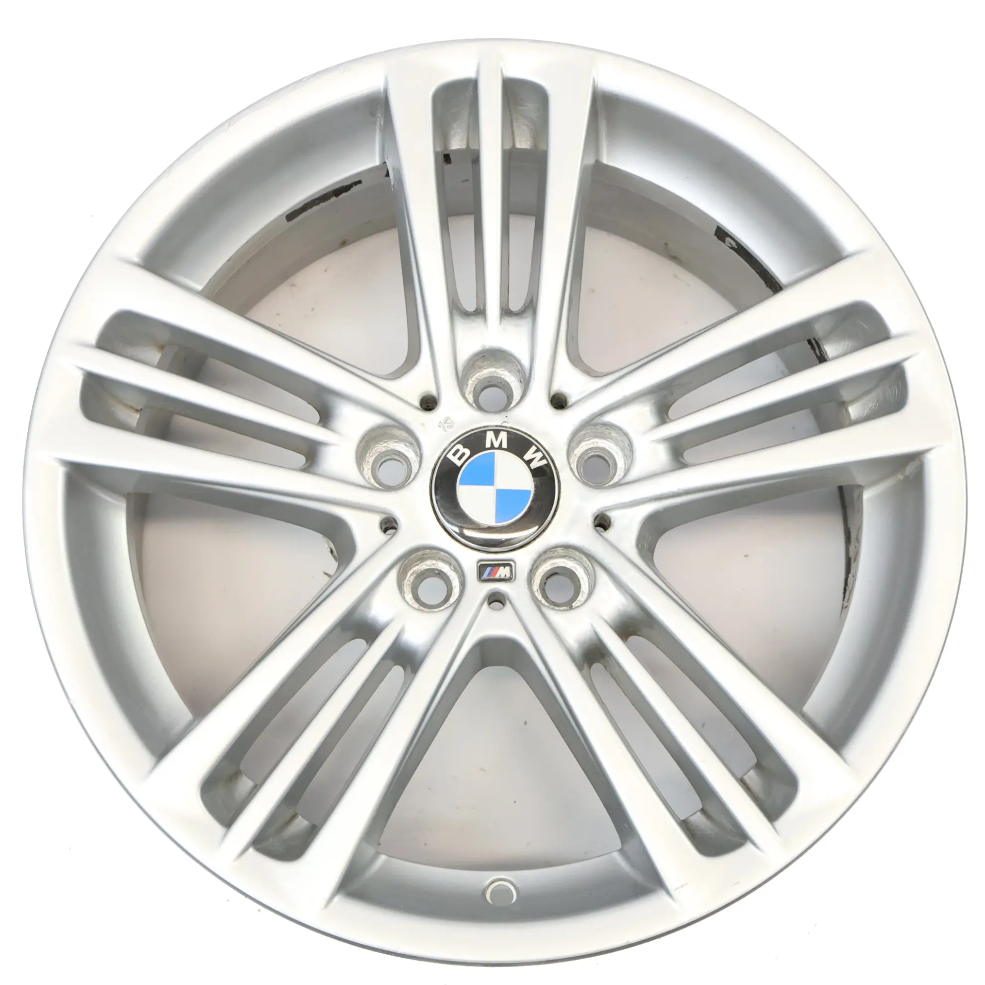 BMW X3 F25 X4 F26 Argento Cerchio Lega 18" M Stella Raggiera 8J ET:43 7844249