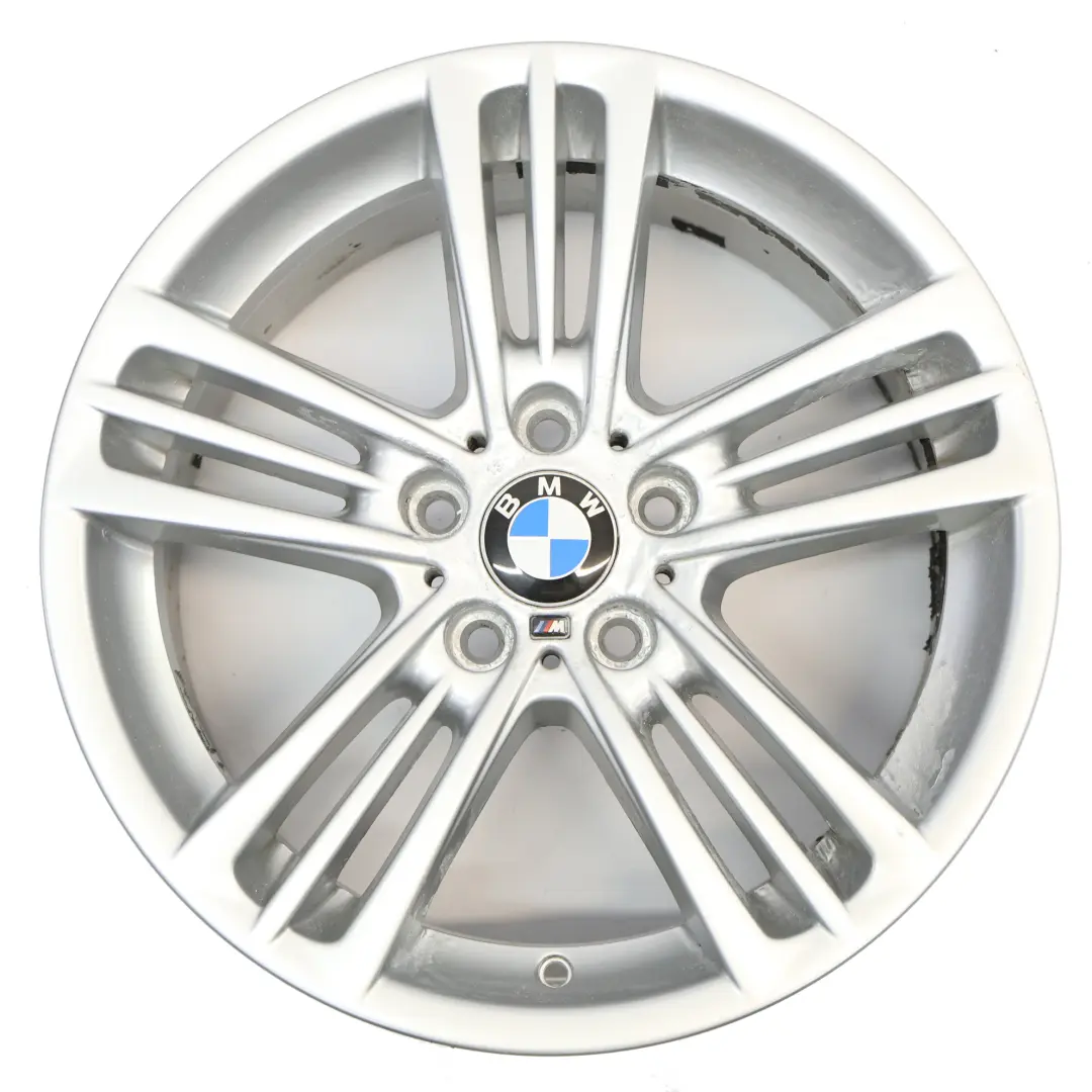 Rim Alloy 18" M Star Spoke 8J ET:43 to BMW X3 F25 X4 F26 Silver Wheel with Part number 7844249 BMW X3 F25 X4 F26 Silver Wheel Rim Alloy 18" M Star Spoke 8J ET:43 - SKU 7844249-2 - Part number 7844249