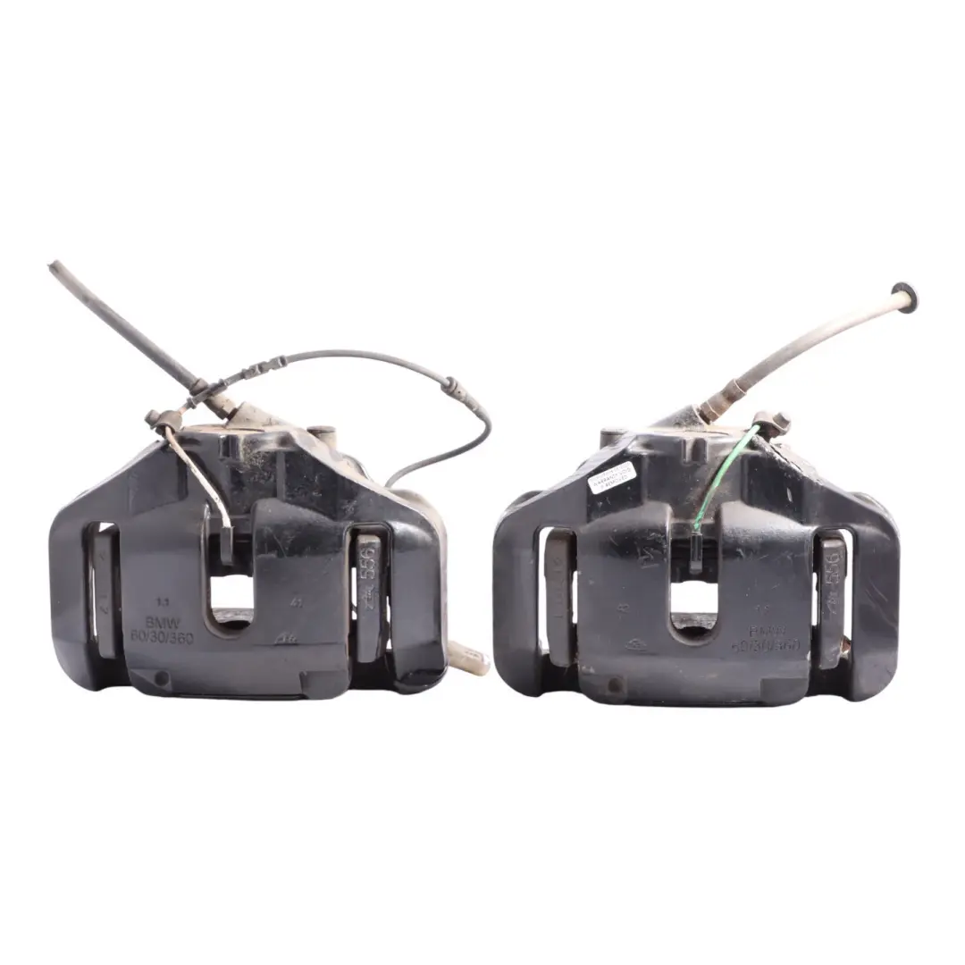  Brake Caliper BMW E90 E91 E92 Front Left Right N/O/S Brembo Black Set - SKU 7845134-7845133 - Part number 7845134