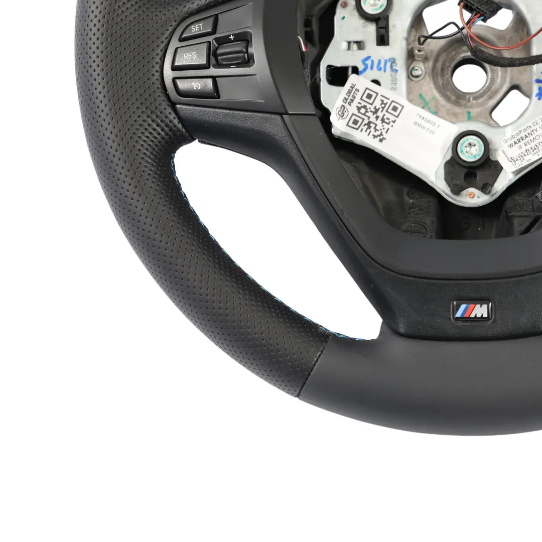 Steering Wheel BMW X3 F25 X4 F26 M Sport NEW Black Leather Multifunction  - SKU 7845805-1 - Part number 7845805
