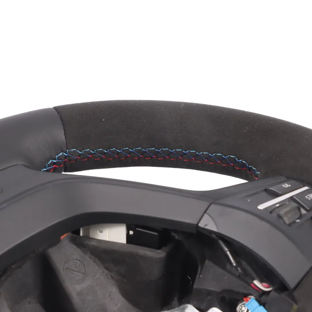NUOVO Nero Pelle Alcantara M Sport Cambio al Volante per Volante BMW F25 F26 con numero di parte 7845808 Volante BMW F25 F26 NUOVO Nero Pelle Alcantara M Sport Cambio al Volante - SKU 7845808-1 - Numero di parte 7845808