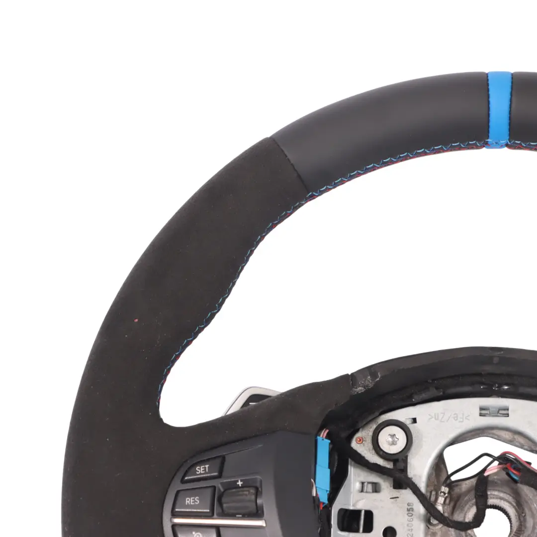 Lenkrad BMW F25 F26 NEU Schwarz Leder Alcantara M Sport Schaltwippen für mit Teilenummer 7845808 Lenkrad BMW F25 F26 NEU Schwarz Leder Alcantara M Sport Schaltwippen - SKU 7845808-1 - Teilenummer 7845808