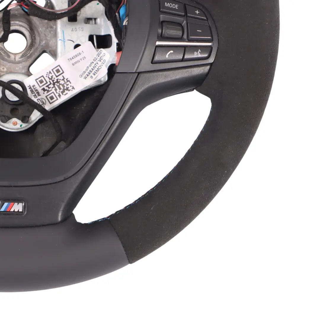 NUEVO Cuero Negro Alcantara M Sport Palanca de Cambio para Volante BMW F25 F26 con número de pieza 7845808 Volante BMW F25 F26 NUEVO Cuero Negro Alcantara M Sport Palanca de Cambio - SKU 7845808-1 - Número de pieza 7845808