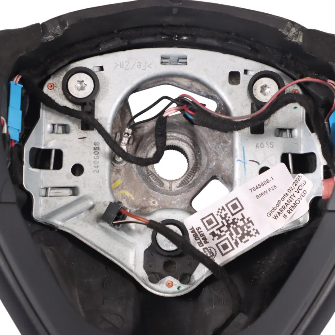 Steering Wheel BMW F25 F26 NEW Black Leather Alcantara M Sport Paddle Shift - SKU 7845808-1 - Part number 7845808
