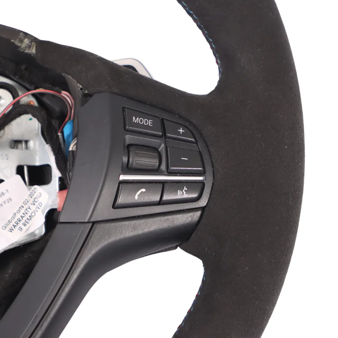 Steering Wheel BMW F25 F26 NEW Black Leather Alcantara M Sport Paddle Shift to with Part number 7845808 Steering Wheel BMW F25 F26 NEW Black Leather Alcantara M Sport Paddle Shift - SKU 7845808-1 - Part number 7845808