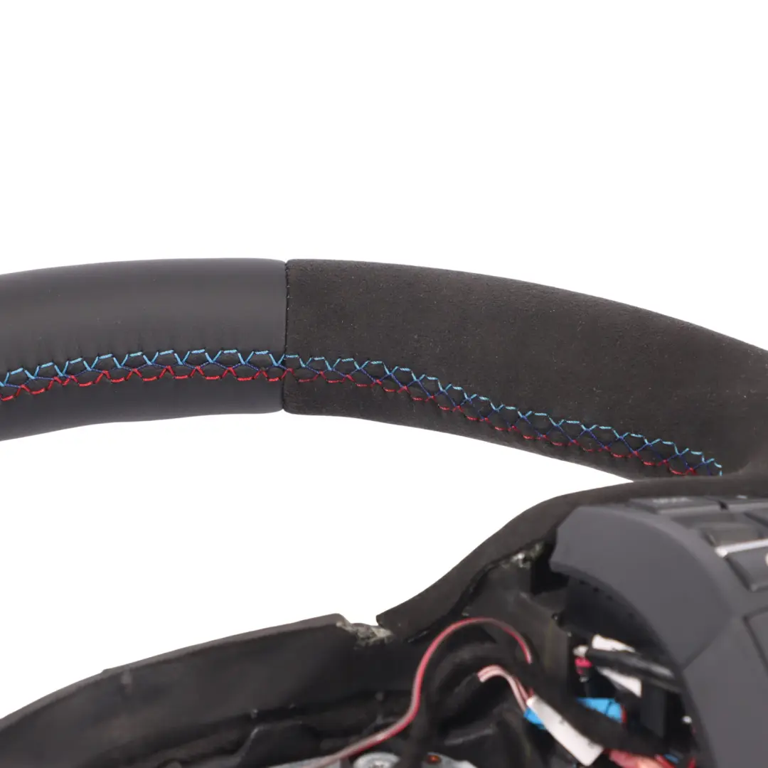 Steering Wheel BMW F25 F26 NEW Black Leather Alcantara M Sport Paddle Shift to with Part number 7845808 Steering Wheel BMW F25 F26 NEW Black Leather Alcantara M Sport Paddle Shift - SKU 7845808-1 - Part number 7845808