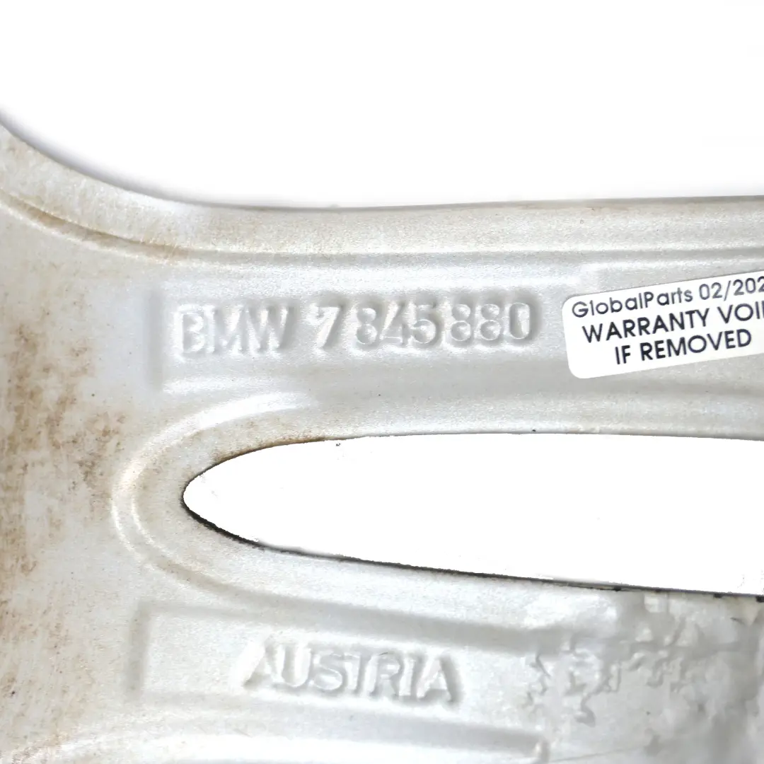 Alloy Rim 18" M Star Spoke 400 8J ET:34 to BMW F30 F31 F32 F33 Silver Wheel with Part number 7845880 BMW F30 F31 F32 F33 Silver Wheel Alloy Rim 18" M Star Spoke 400 8J ET:34 - SKU 7845880-8 - Part number 7845880