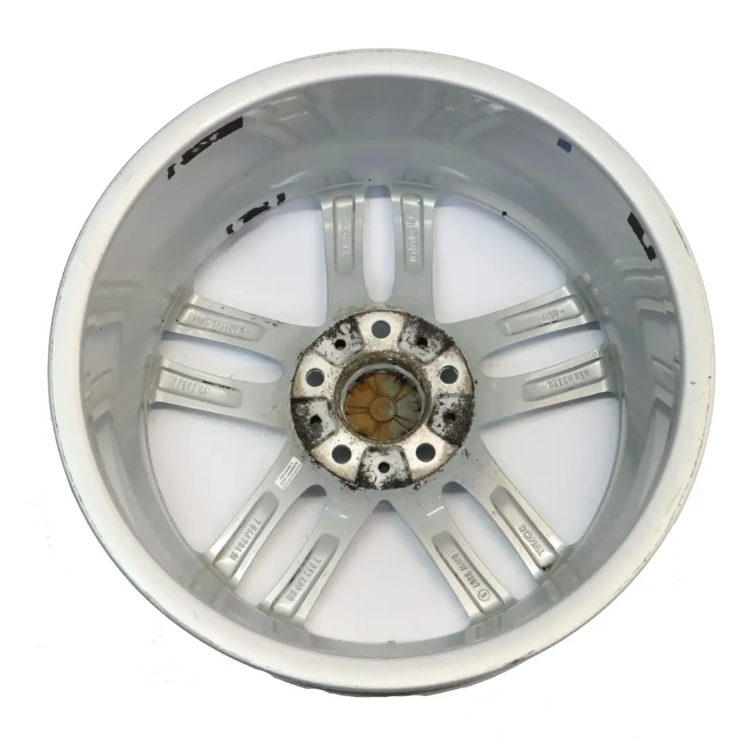  Llanta de aleación plateada BMW F20 F21 18" 7,5J ET:45 M Doble radio 461 - SKU 7846784-1 - Número de pieza 7846784