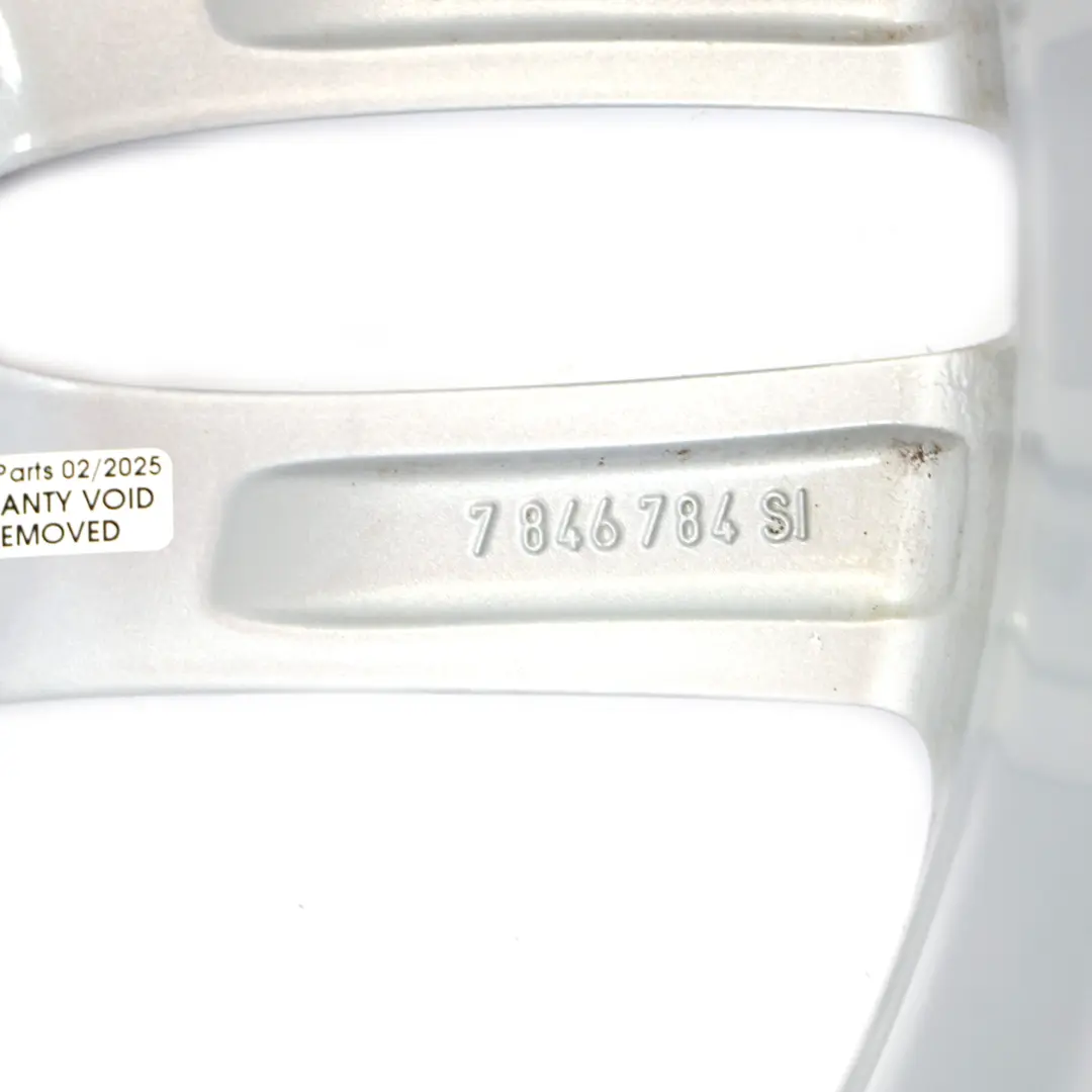 BMW F20 F21 Silver Alloy Wheel Rim 18" 7,5J ET:45 M Double Spoke 461 - SKU 7846784-2 - Part number 7846784