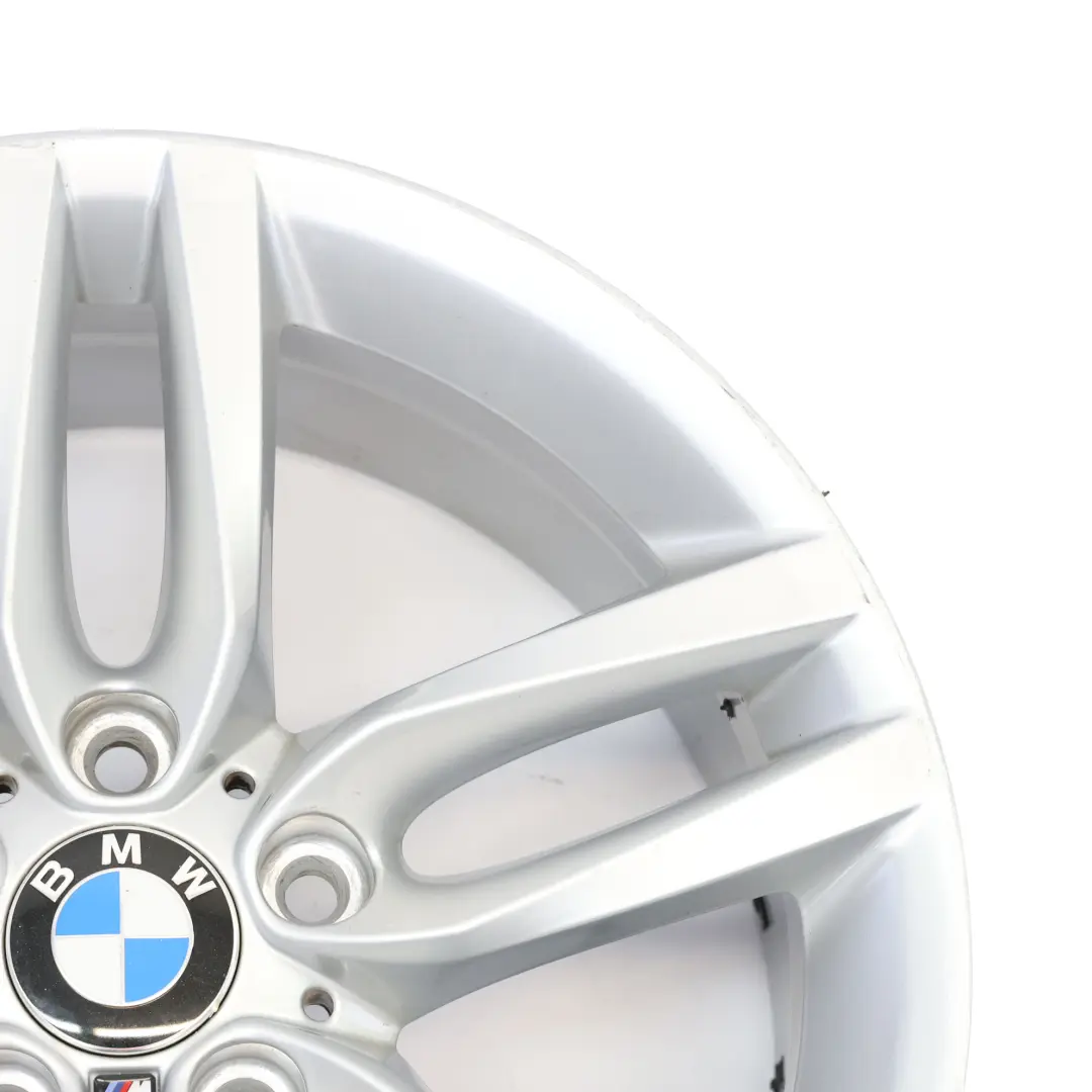 BMW F20 F21 Silver Alloy Wheel Rim 18" 7,5J ET:45 M Double Spoke 461 - SKU 7846784-2 - Part number 7846784