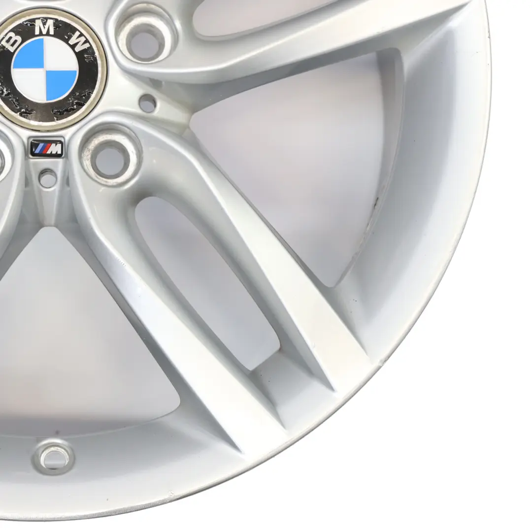 Llanta Trasera de Aleacion Plateada 18 "8J ET:52 Doble Radio 461 para BMW F20 con número de pieza 7846785 BMW F20 Llanta Trasera de Aleacion Plateada 18 "8J ET:52 Doble Radio 461 - SKU 7846785-1 - Número de pieza 7846785