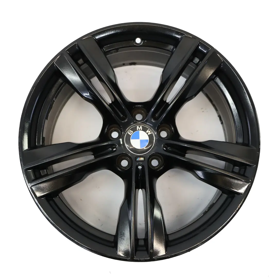Rim BMW X5 F15 Black Alloy 19" M Double Spoke 467 9J ET:37 to Wheel with Part number 7846786 Wheel Rim BMW X5 F15 Black Alloy 19" M Double Spoke 467 9J ET:37 - SKU 7846786-4 - Part number 7846786