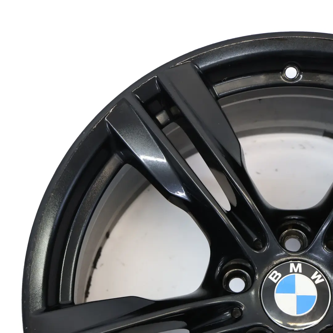 Rim BMW X5 F15 Black Alloy 19" M Double Spoke 467 9J ET:37 to Wheel with Part number 7846786 Wheel Rim BMW X5 F15 Black Alloy 19" M Double Spoke 467 9J ET:37 - SKU 7846786-6 - Part number 7846786