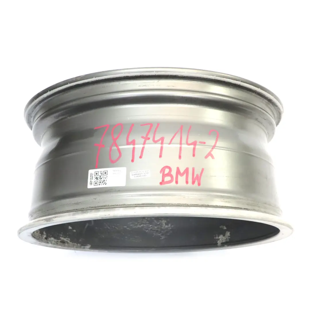 BMW F20 F21 F22 Srebrna Felga Aluminiowa Tylna 18" 8J ET:52 M Spoke 436 - SKU 7847414-2 - Numer Części 7847414