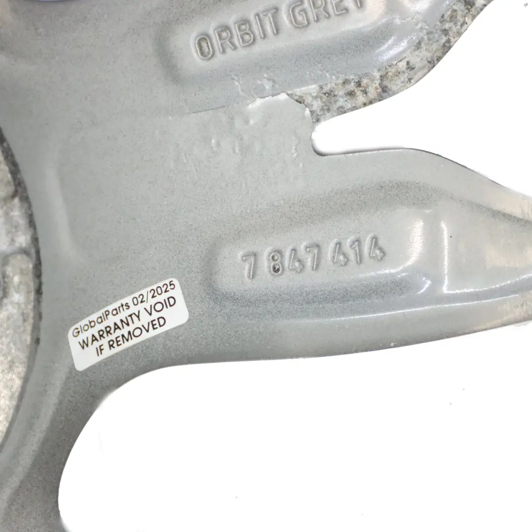 BMW F20 F21 F22 Srebrna Felga Aluminiowa Tylna 18" 8J ET:52 M Spoke 436 - SKU 7847414-2 - Numer Części 7847414